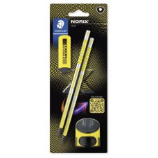 BLISTER CON 2 LÁPICES DE GRAFITO NORIX HB, AFILALÁPICES Y GOMA AMARILLO STAEDTLER 181 SBK2-1 (Espera 4 dias)-SX5 BLISTER CON 2 LÁPICES DE GRAFITO NORIX HB, AFILALÁPICES Y GOMA AMARILLO STAEDTLER 181 SBK2-1 (Espera 4 dias)